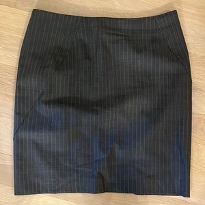 Theory pinstripe pencil skirt